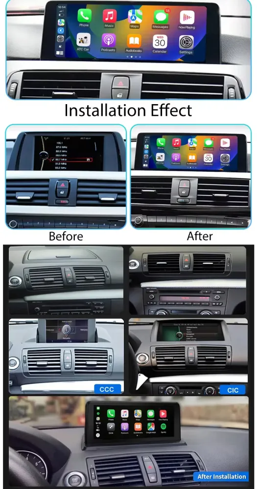 BMW X5 X6 E70 E71 Unità principale Android 2010-2013 CIC CCC