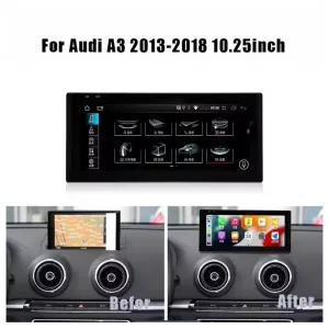 Audi A3 CarPlay Stereo 2013-2018 con CPU a 8 core, 8+128GB 3 03 2