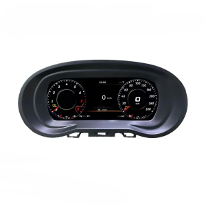 Prelingcar 9 pollici LCD cruscotto digitale vista anteriore per VW Polo 6R 2008-2016, Vento e CrossFox 2015