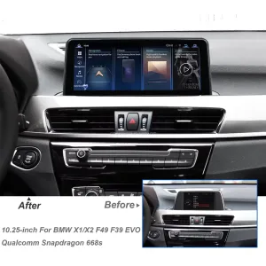 BMW X1 E84 CIC Android Screen 2009–2015 with CarPlay & Android Auto 3 BMW X1 Unità principale Android 2009-2015 | CarPlay Stereo