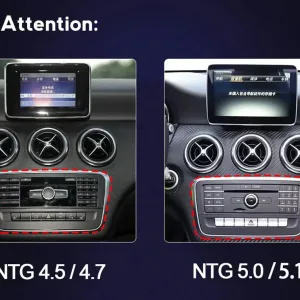 Mercedes W176 Classe A Unità principale Android 2012-2018 | CarPlay DSP