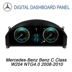 Mercedes Classe C W204 Digital Gauge Cluster 2008-2010 | 12.3″