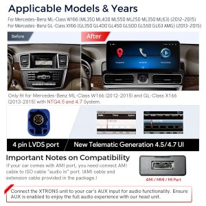 Mercedes-Benz GLE Unità principale Android