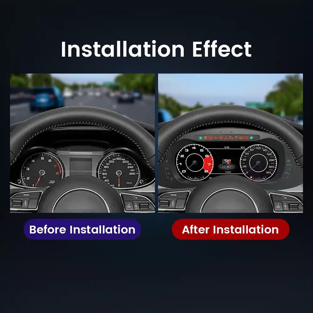 Audi A4 B8, cluster digitale