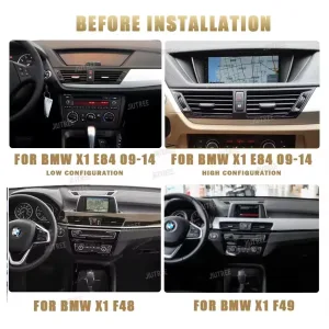 BMW X1 E84 CIC Android Screen 2009–2015 with CarPlay & Android Auto 4 BMW X1 Unità principale Android 2009-2015 | CarPlay Stereo
