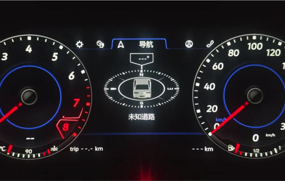 Pannello strumenti LCD per auto