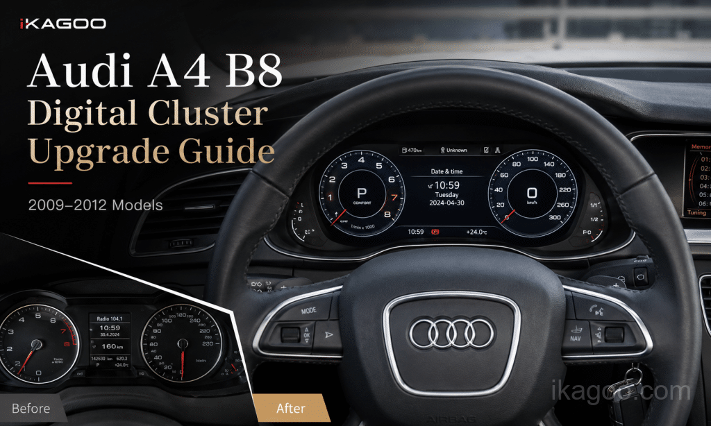 Guida all’aggiornamento del quadro strumenti digitale per Audi A4 B8 per i modelli 2009–2012