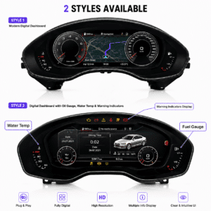 Audi A6 A7 Quadro strumenti LCD C7 12,3 CarPlay: sincronizzazione mappe e dati