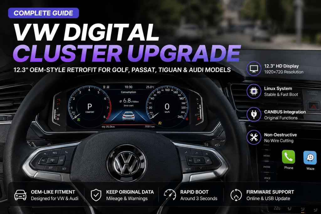 Guida all'aggiornamento del quadro strumenti digitale VW