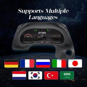 Nissan Patrol Y62 Digital Cluster — Multi-language Support
