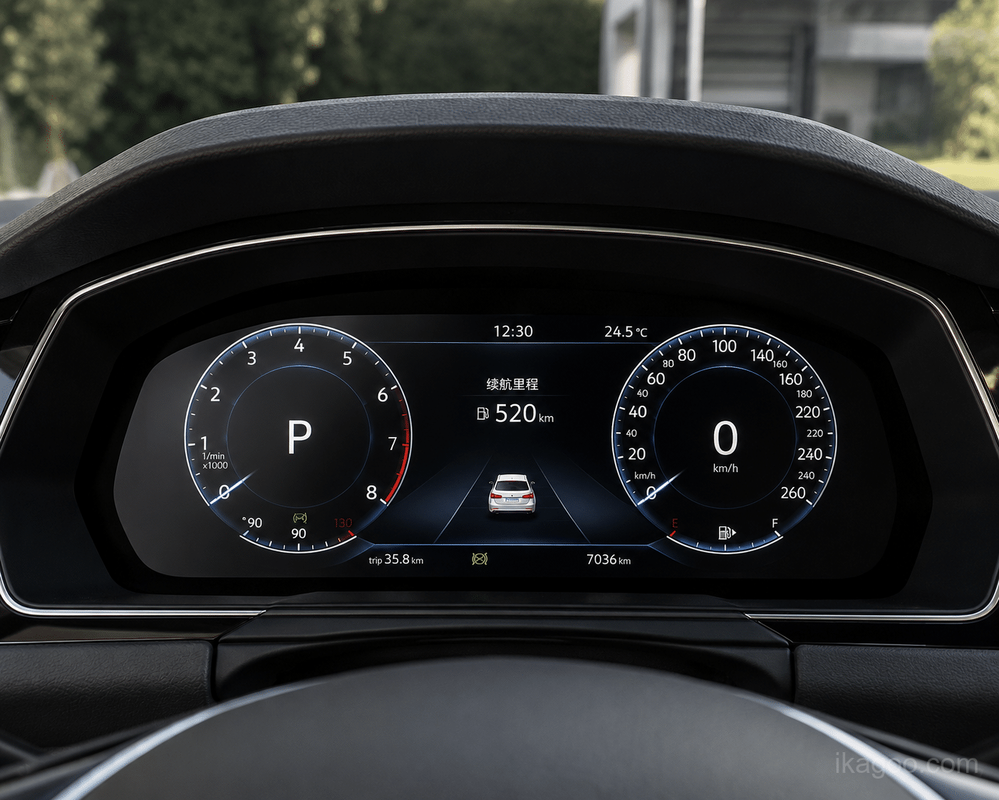 Anteprima del cockpit retrofit del quadro strumenti digitale per VW Passat B8