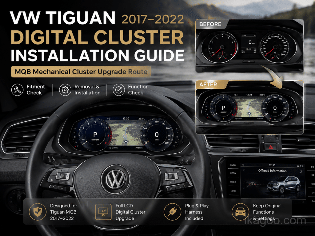 Guida all'installazione del cluster digitale della Volkswagen Tiguan MQB (2017-2022)