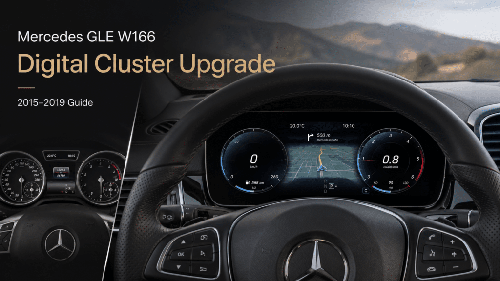 Aggiornamento del display del conducente: Guida al quadro strumenti digitale Mercedes GLE W166