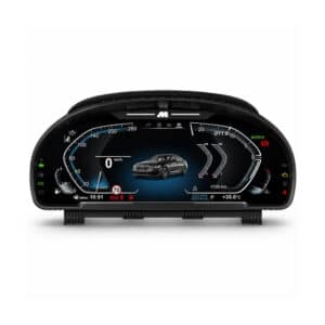 Quadro strumenti digitale BMW X5 E70 con display del tachimetro e degli indicatori su schermo da 12.3 pollici