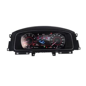 VW Golf Mk7 display del quadro strumenti digitale del virtual cockpit che mostra tachimetro e marcia