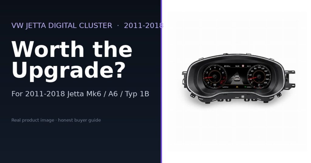 VW Jetta Digital Cluster 2011-2018 vale l'aggiornamento