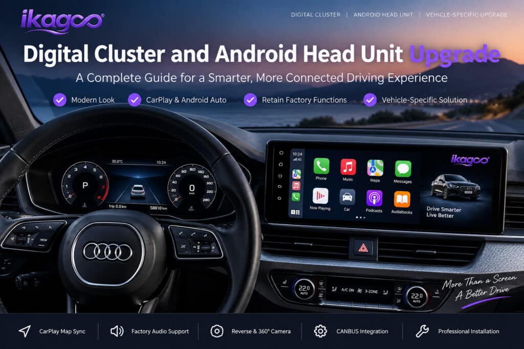 È possibile eseguire un aggiornamento del quadro strumenti digitale e dell'autoradio Android insieme?