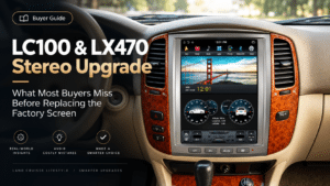 LC100 e LX470 Aggiornamento stereo: cosa la maggior parte degli acquirenti trascura prima di sostituire lo schermo di fabbrica