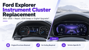 Ford Explorer Instrument Cluster Replacement 2011–2019: Repair, OEM Swap or Digital Upgrade?