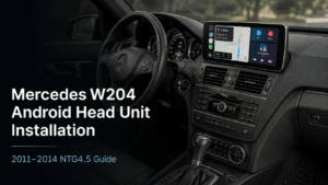 Mercedes W204 Android Head Unit Installation: 14-Step NTG4.5 Guide for 2011–2014