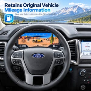 Ford Ranger Everest T7 T8 2016-2021 quadro strumenti digitale vista frontale hero