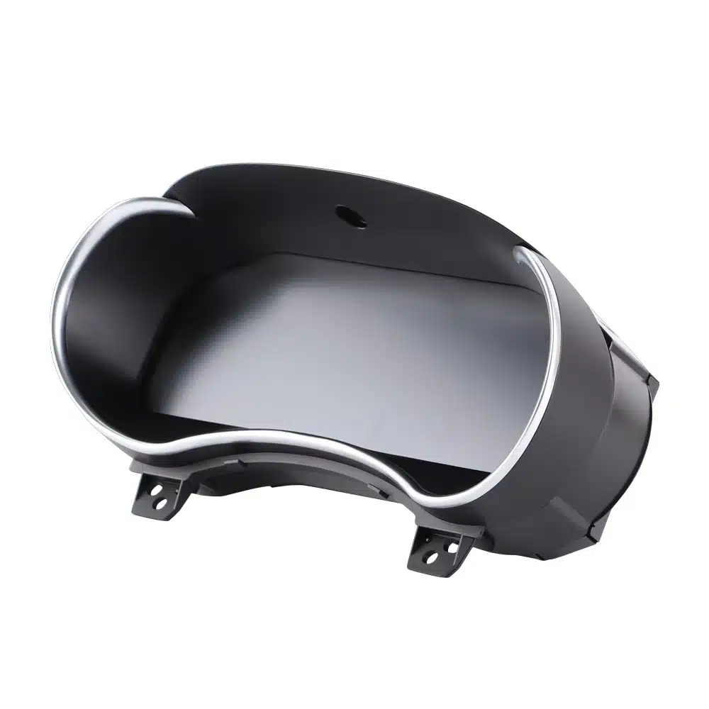 Angled Jeep Grand Cherokee digital instrument cluster housing view Angled Jeep Grand Cherokee digital instrument cluster housing view