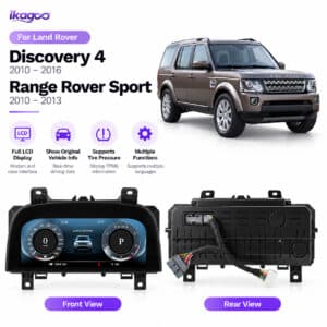 Land Rover Discovery 4 digital instrument cluster feature detail