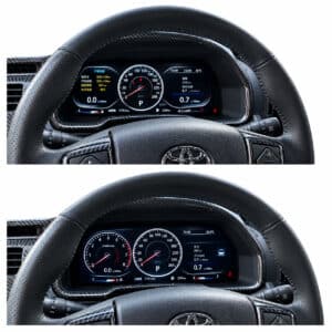 Toyota 4Runner digital instrument cluster installed