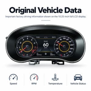 cluster digitale vw amarok dati originali del veicolo