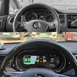 cluster digitale vw golf sportsvan prima dopo upgrade