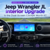 Jeep Wrangler JL Upgrade degli interni: Vale la pena il cockpit a doppio schermo?