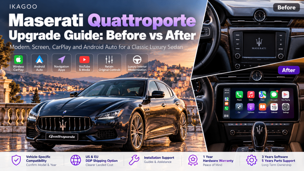 Guida all'aggiornamento della Maserati Quattroporte per i proprietari di 2004–2023