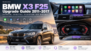 Guida all'aggiornamento della BMW X3 F25 2011–2017: schermo