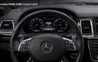Installazione cluster digitale Mercedes W166 X166 | 2012–2019