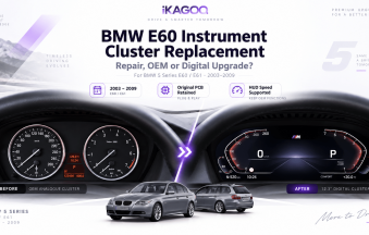 BMW E60 Instrument Cluster Replacement 2003–2009: Repair, OEM or Digital Upgrade?