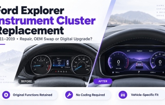 Ford Explorer Instrument Cluster Replacement 2011–2019: Repair, OEM Swap or Digital Upgrade?