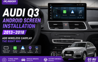 Installazione schermo Android per Audi Q3 2013-2018